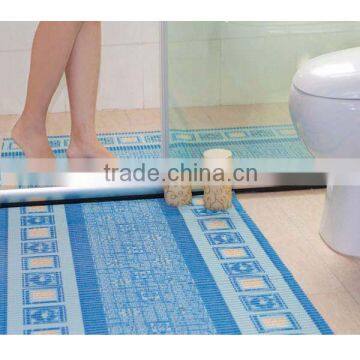 eco friendly pvc foam printed anti-slip roll mat anti-slip carpet underlay