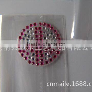 OEM fashion 2014 new product crystal mobile phone sticker