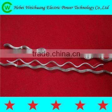 High quality preformed armour rod / helical rod electric power fitting line hardware