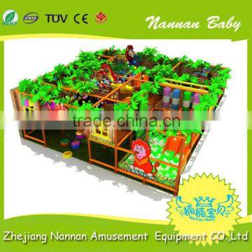 Children playground slide used in soft indoor playground