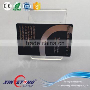 Factory price Black Matte CR80 Stainless Steel Business card