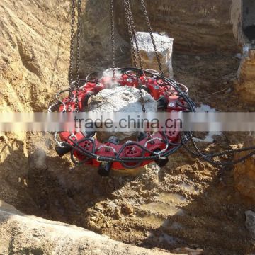 Chinese excavator spare parts manufacture concrete cutting machine for round pile