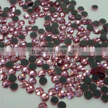 fancy flact back DMC rhinestone material