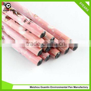 Wholesale Pink Cartoon Logo Customised hb Pencils photo-6