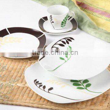 Top grade contemporary fine royal porcelain dinnerware set