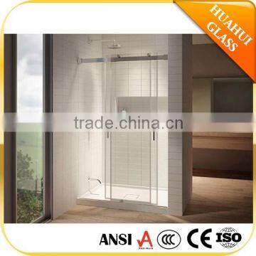 2 Panels for Alcove Shower Frameless Sliding Door