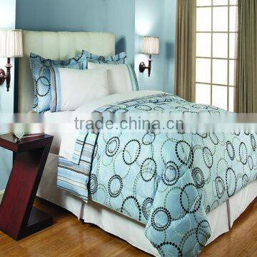 100% polyester printed home comforter set
