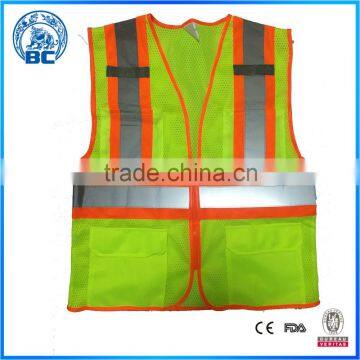 120G High Quality Logo Printed Promotional Safty Reflecting Vest