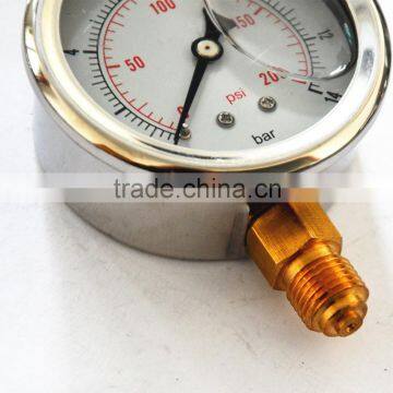 High Quality Liquid Filled Bar Pressure Gauge photo-2