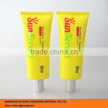 colorul cosmetic bottle screen printing surface handing cream tubes