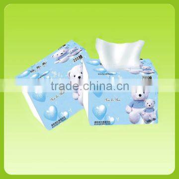 Unbleached Promotional Ultra Soft Facial Tissue OEM Factory