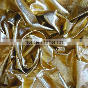 The synthetic leather for clothes in with semi pu leather MD18859