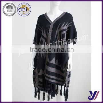 factory hot sale woman knitted shawl Pashmina Scarf Shawls (accept the design draft)