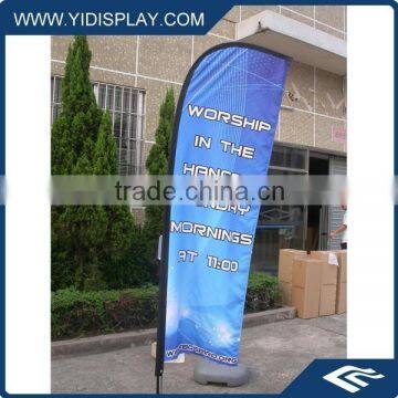 Angled Beach Flag Flying Banner Stand photo-2