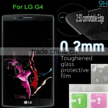 HOT 9H+ PRO 0.26mm 2.5D Anti-Explosion Tempered Glass Protector Film For LG G4