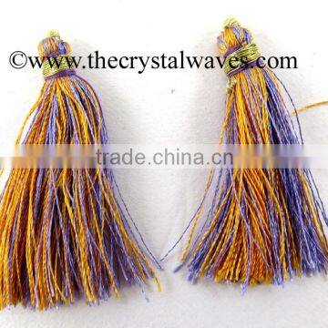 Orange & Violet Color Tassels