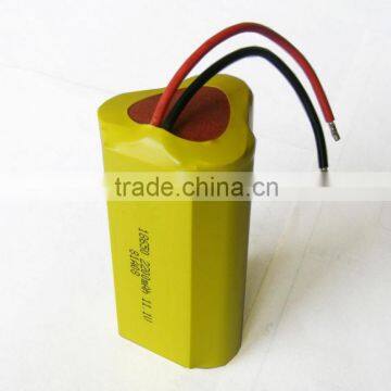 11.1v 2200mAh 18650 Li-ion Battery pack