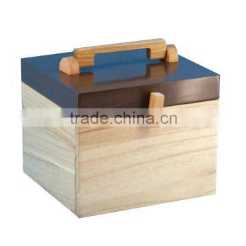 Portable Wooden Medicine Packaging Box