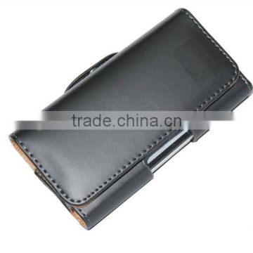 2015 Hot selling leather mobile phone case pouch case in Dongguan