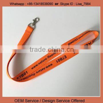 Cheap custom polyester lanyard screen printing lanyards