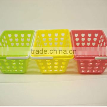 Plastic storage basket, basket (square)