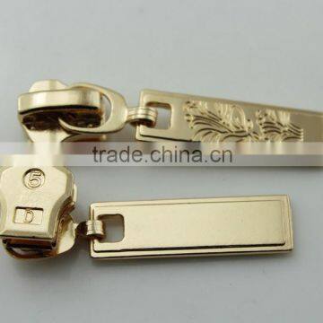 colorful embossed metal zipper puller