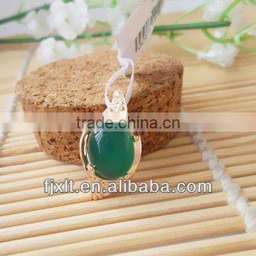 New Arrival Fashion Design Natural Chrysoprase Pendant, 925 Sterling Silver Pendant