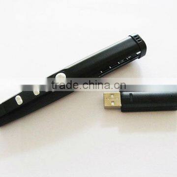 Pen style Wireless laser presenter and mouse