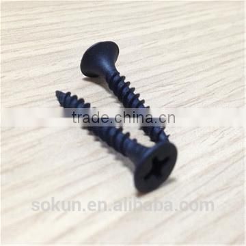 Black self tapping drywall screw high quality