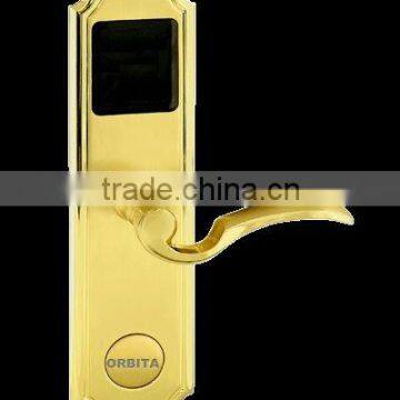 E3120 golden color hotel lock with 2 years warranty