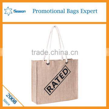 Jute Bag With Zipper Fashion Star Handbags Picture of Jute Bag photo-3