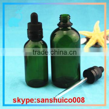 glass dropper bottle, glass cosmetic serum dropper bottle