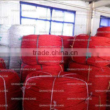 twisted 3 strands mooring PP rope/polypropylene rope