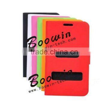 white book style leather case for Samsung I9220 Galaxy Note