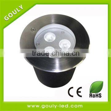 3W 9W outdoor led inground lights IP65