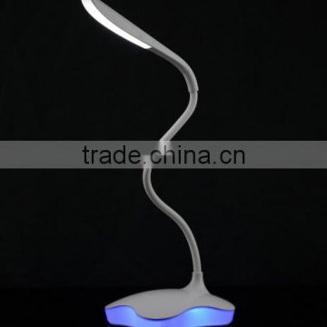 2015 new design romantic cheap rechargeable led clip reading lamp light