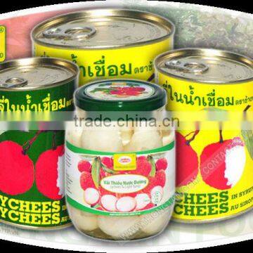 Canned Lychees in light syrup - Vietnam famous