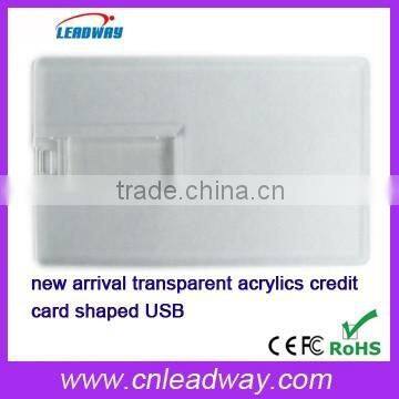 usb advertising gifts China supplier business card shape flat blank usb flash drive with full color print and company logo