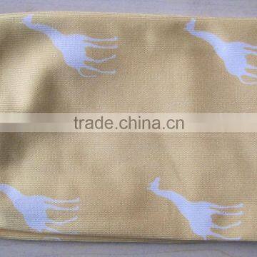 Deer printing glass microfiber cleaning cloth