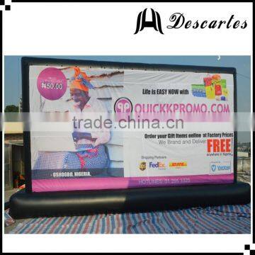 0.6mm PVC tarpaulin inflatable water floating billboard for advertising