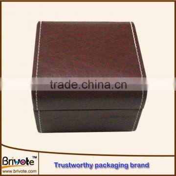 pu wooden gift box/paper leather belt box/leather wine bag carrier