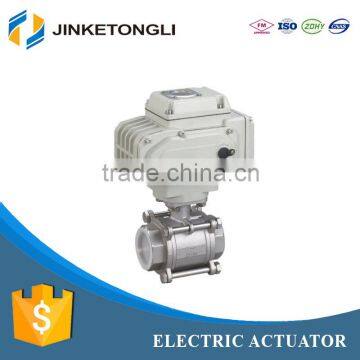 API SS304 save space electric water valve flow control