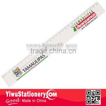 30cm customized straight ruler 12 inches plastic ruler