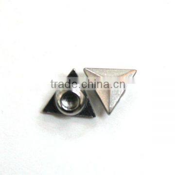 Metal triangle alloy rivets for garment /Zinc Alloy