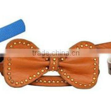 2014 Korean Fashion Ladies PU Rivet Bowknot Belt SWF-W15062925 photo-2