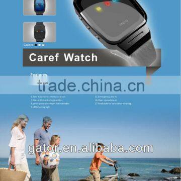 The World Smallest Waterproof Personal GPS Watch Tracker With Falling Down Alarm