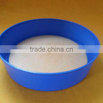 8" Round plastic mesh sieve