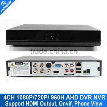 Video Recorder With HDMI Output Hybrid DVR NVR H.264 Full HD 4CH 1080P AHD DVR