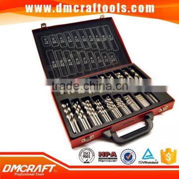 HSS Drill bits set 170pc metric sizes 1mm - 10mm steel wood plastic