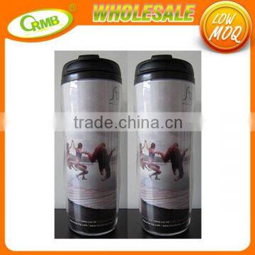 400ml Stainless Steel Insert Coffee Mugs PP Outer Car Mug photo-4